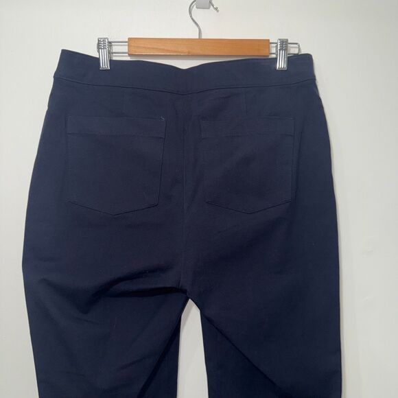 SPANX On The Go Ankle Slim Straight Pant -  Navy L - Picture 5 of 8